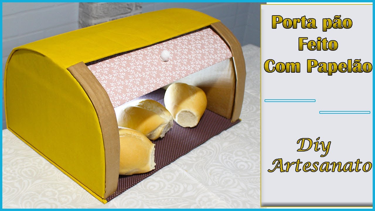 Porta Pão - Diy faça você mesmo sem gastar muito dinheiro.