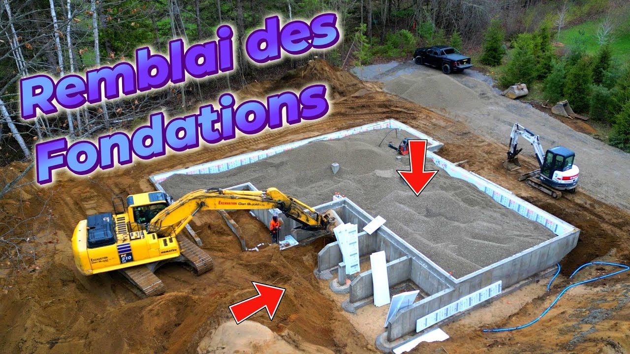 Beau projet d’excavation pour une nouvelle maison sur un bel emplacement!