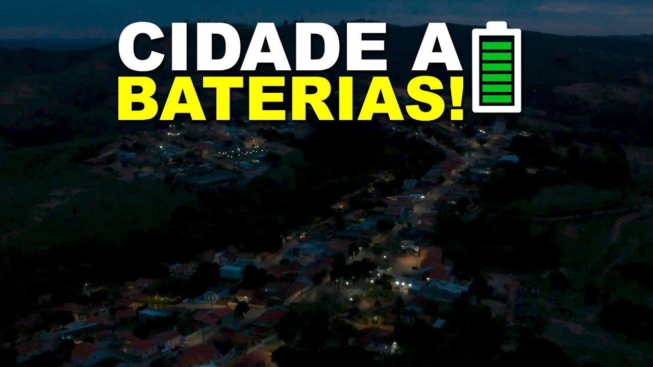 Você acredita que essa CIDADE funciona com BATERIAS?