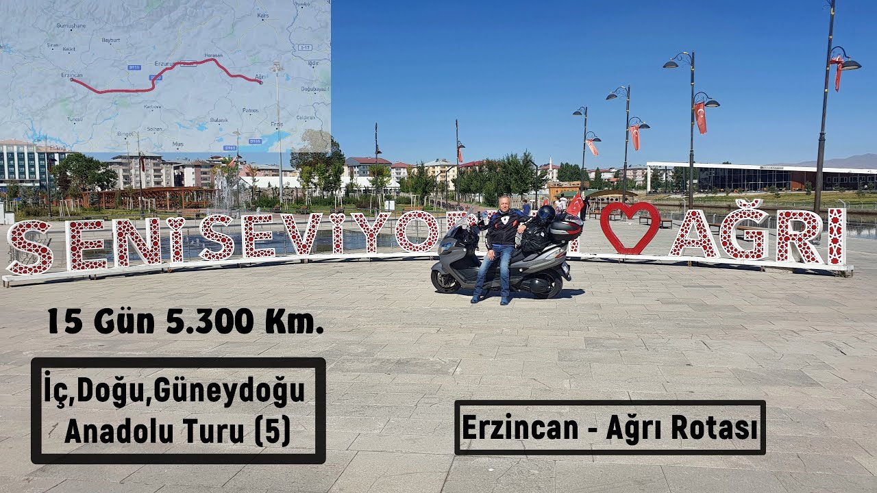5.Gün /Erzincan - Ağrı Rotası. / Artık geceye kalmasak./ Motosiklet ile 15 Gün 5.300 Km.