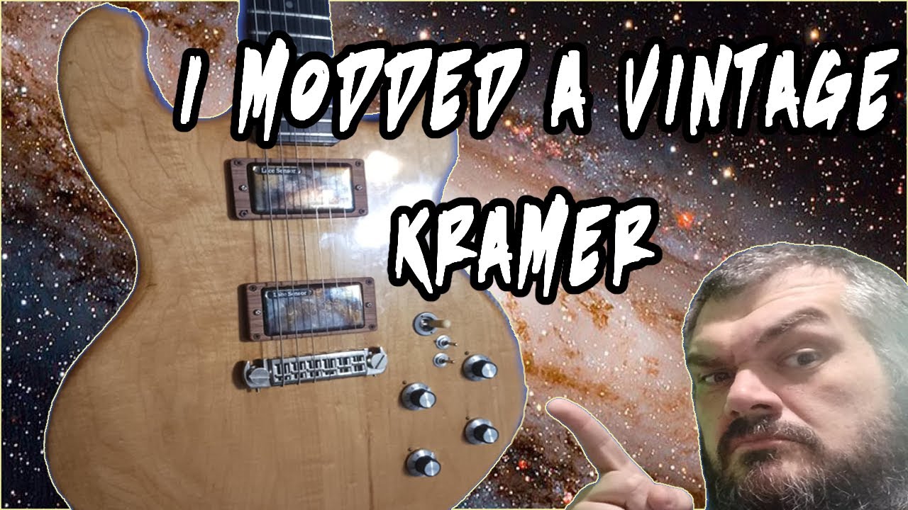 I modded a vintage Kramer! Lace Finger Burners!
