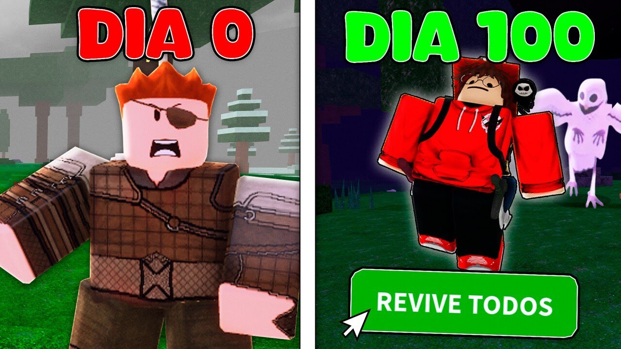 SOBREVIVI 100 DIAS COMO BERSEKER NO 99 NOITES NA FLORESTA