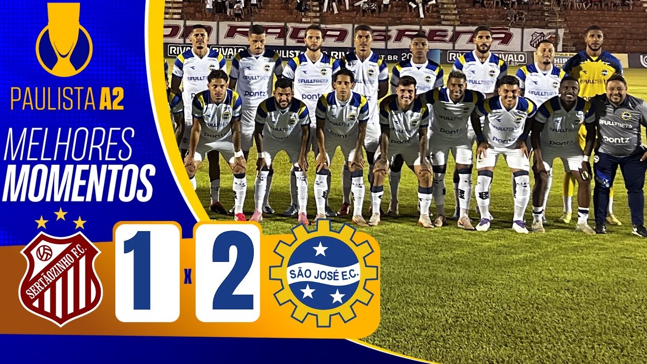 Sertãozinho 1x2 São José | 1º Rodada, 2º FASE - PAULISTÃO A2 de 2026 | Melhores Momentos 