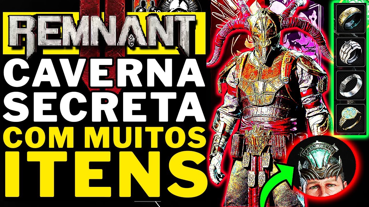 REMNANT 2 - CAVERNA SECRETA COM!!! ARMADURA SECRETA DA VIUVA VERMELHA!!! +DE 5 ANEIS!!! E MAIS