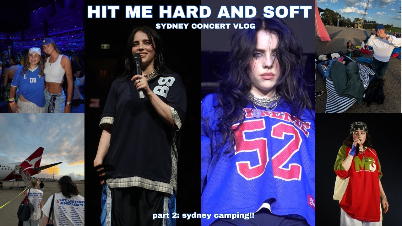 PT 2: BILLIE EILISH HIT ME HARD & SOFT SYDNEY CONCERT VLOG