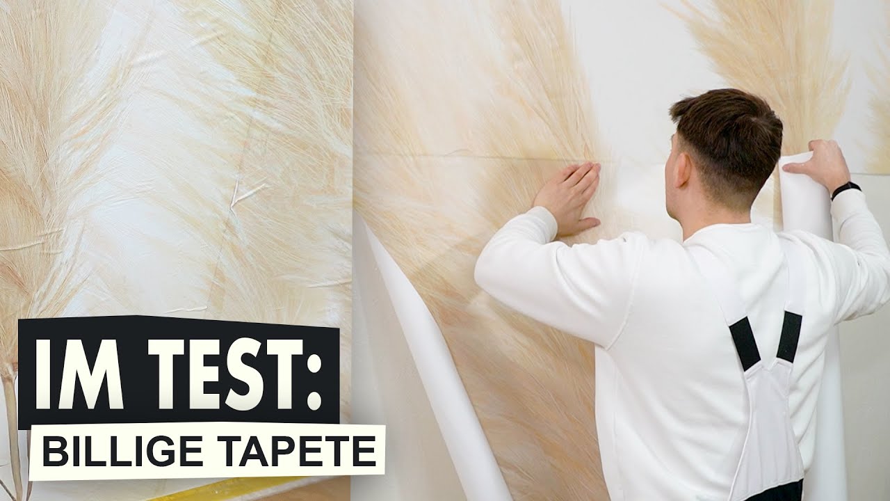 BILLIG TAPETE FÜR 2,35€/m2 im TEST!! (ERGEBNIS IST ERSCHRECKEND)