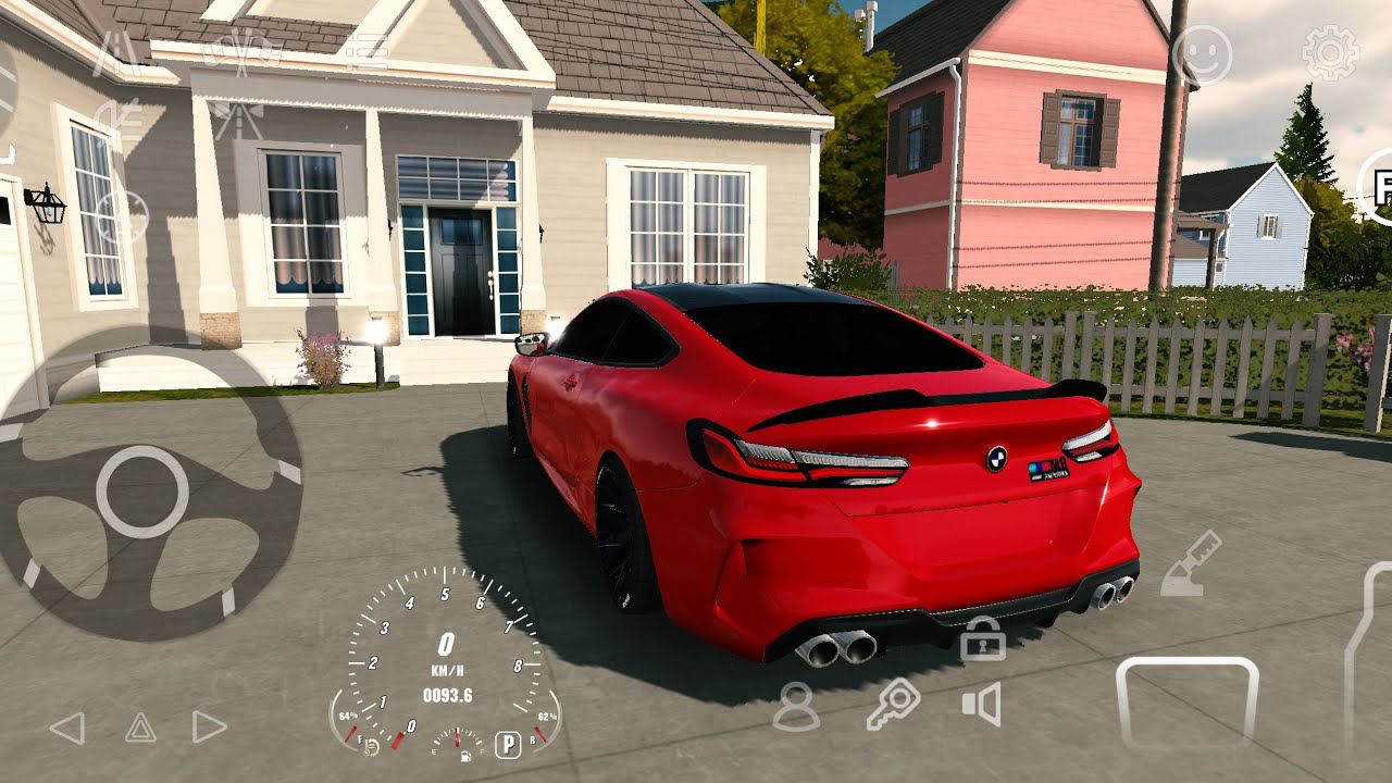 BMW M8 Competition Coupé-car parking multiplayer gameplay