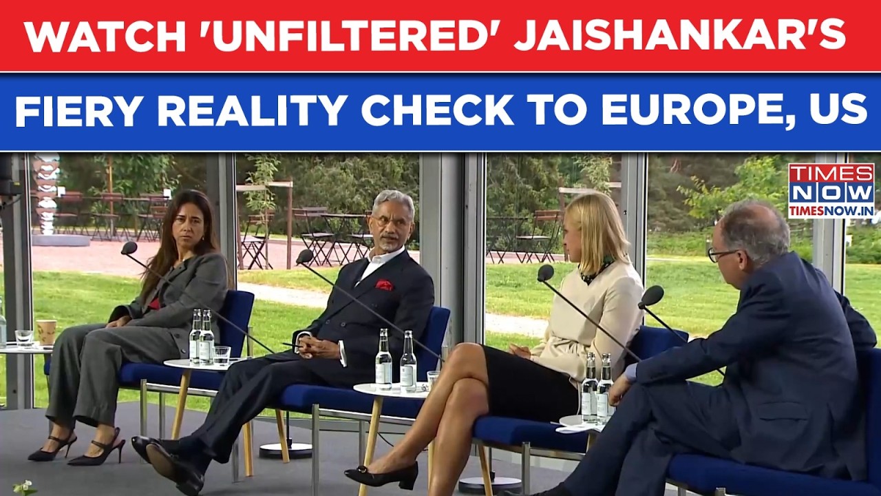 'Unfiltered' Jaishankar Rips Europe From Finland, EAM's Fiery Reality Check Stuns West, Watch!