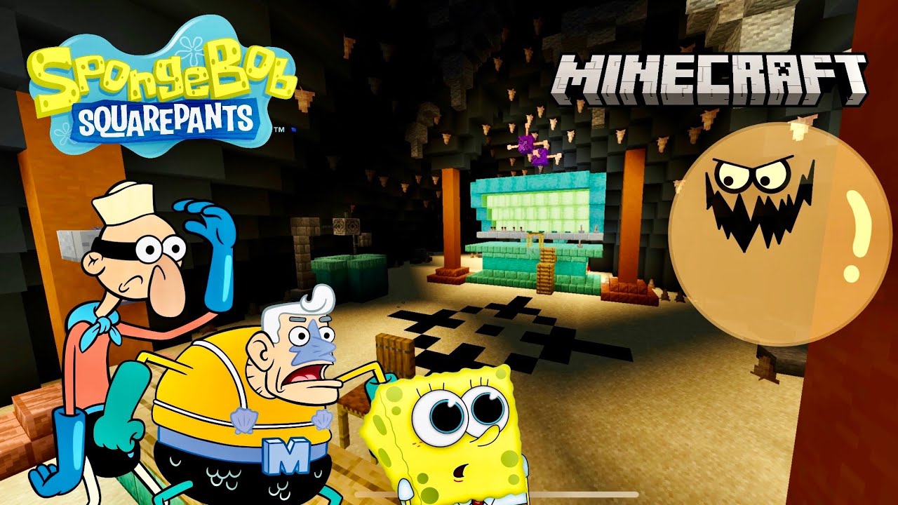 Minecraft SpongeBob SquarePants Skit | Ep.1 Welcome to the Mermalair!