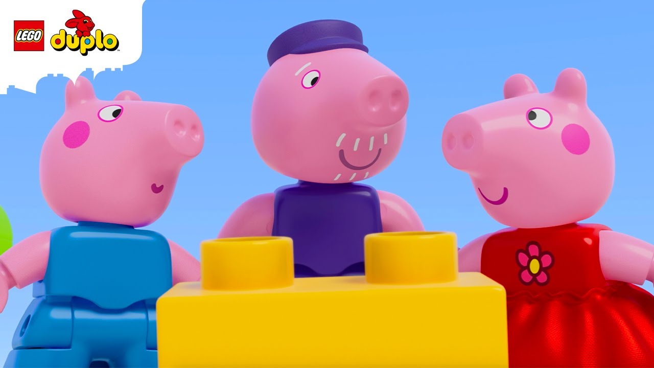 LEGO DUPLO 🥕 Vegetables Song 🥦 Peppa Pig Nursery Rhymes & Kids Songs