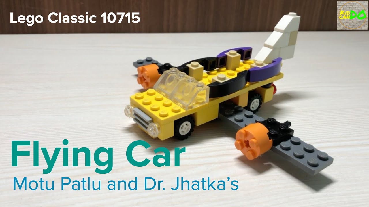 Lego Classic 10715 Flying Idea - Motu-Patlu & Dr. Jhatka's Flying Car Build