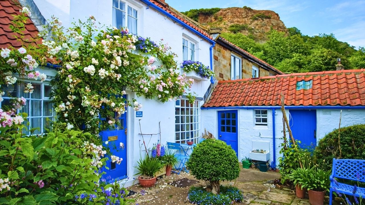 Runswick Bay Village Walk, English Countryside 4K