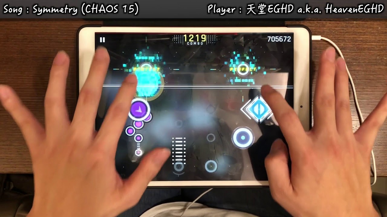 【協調&穩定考驗!!】Symmetry (CHAOS 15) MM TP100!!!【Cytus II】