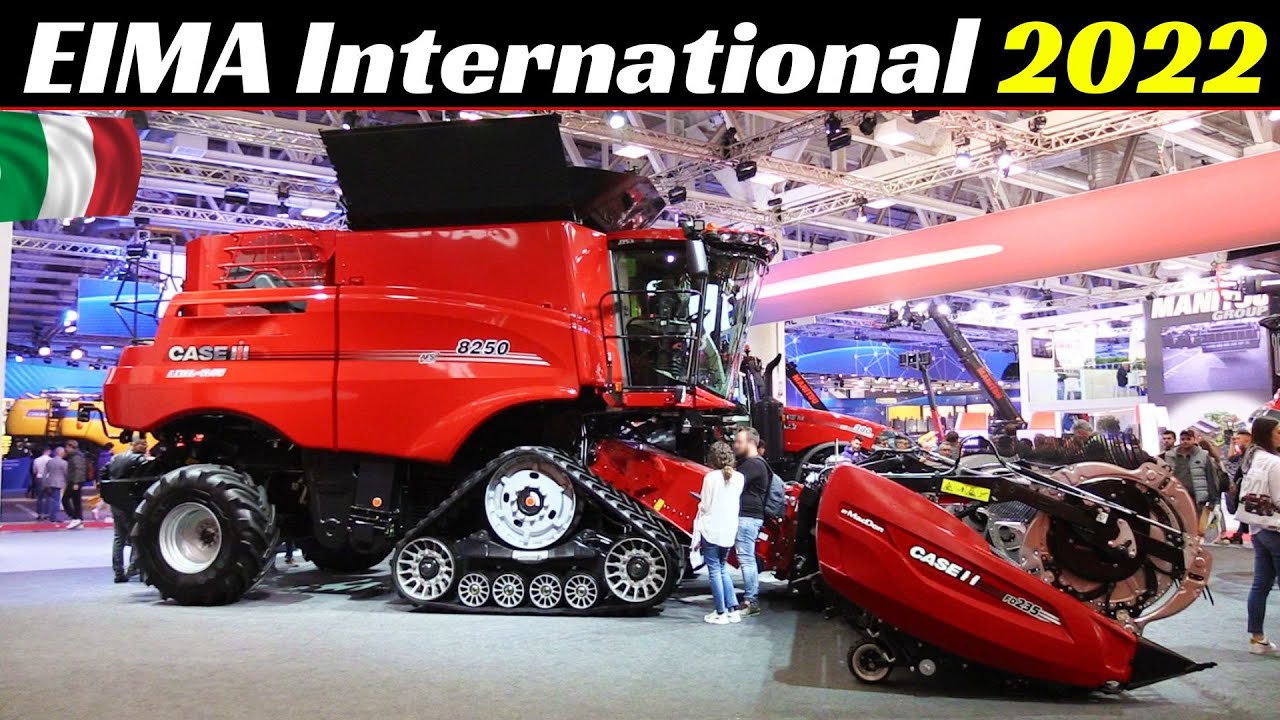 EIMA International 2022, Bologna (IT), Agricultural Machinery Exhibition - Case, John Deere, Landini