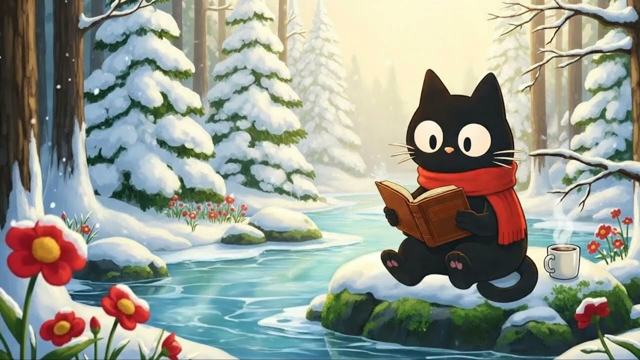 Lost in a Winter Book 📚❄️ Peaceful Lofi to Stay Calm