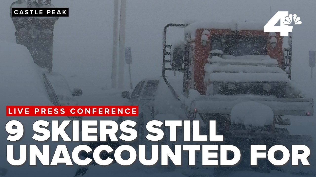 PRESSER: Live coverage on 6 missing skiers in California avalanche