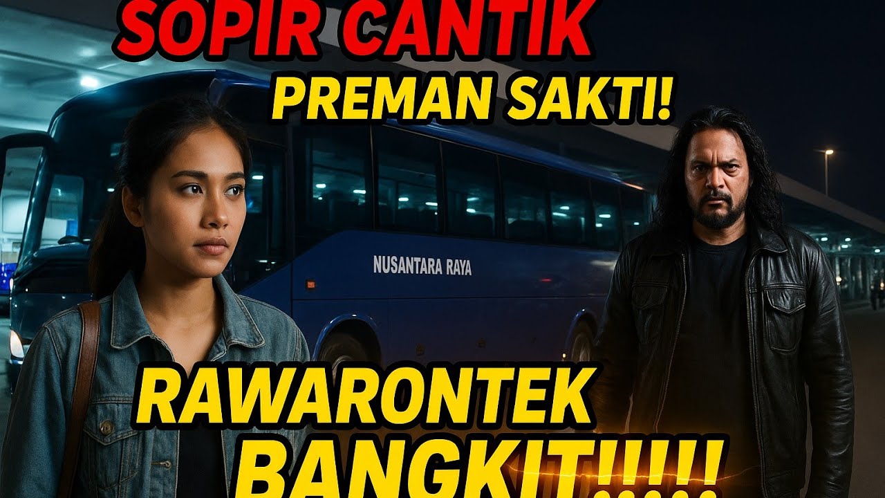 SOPIR BUS CANTIK LAWAN PREMAN SAKTI! AJIAN RAWARONTEK BANGKIT DI TERMINAL 🔥