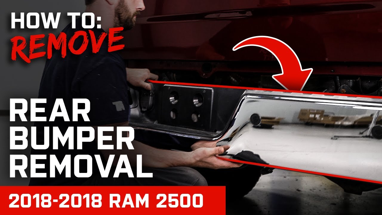 How to Remove Stock Rear Bumper | 2010-2018 RAM 2500