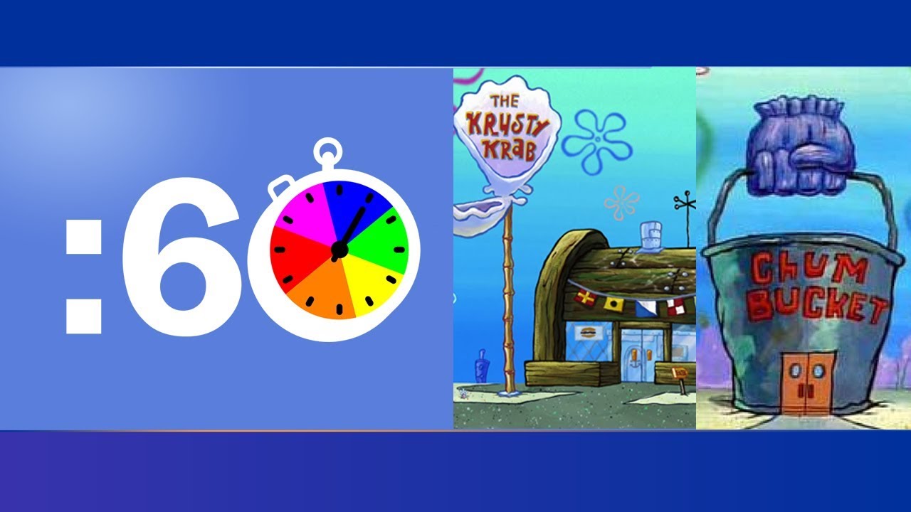 Krusty Krab vs. Chum Bucket | Minute Memes