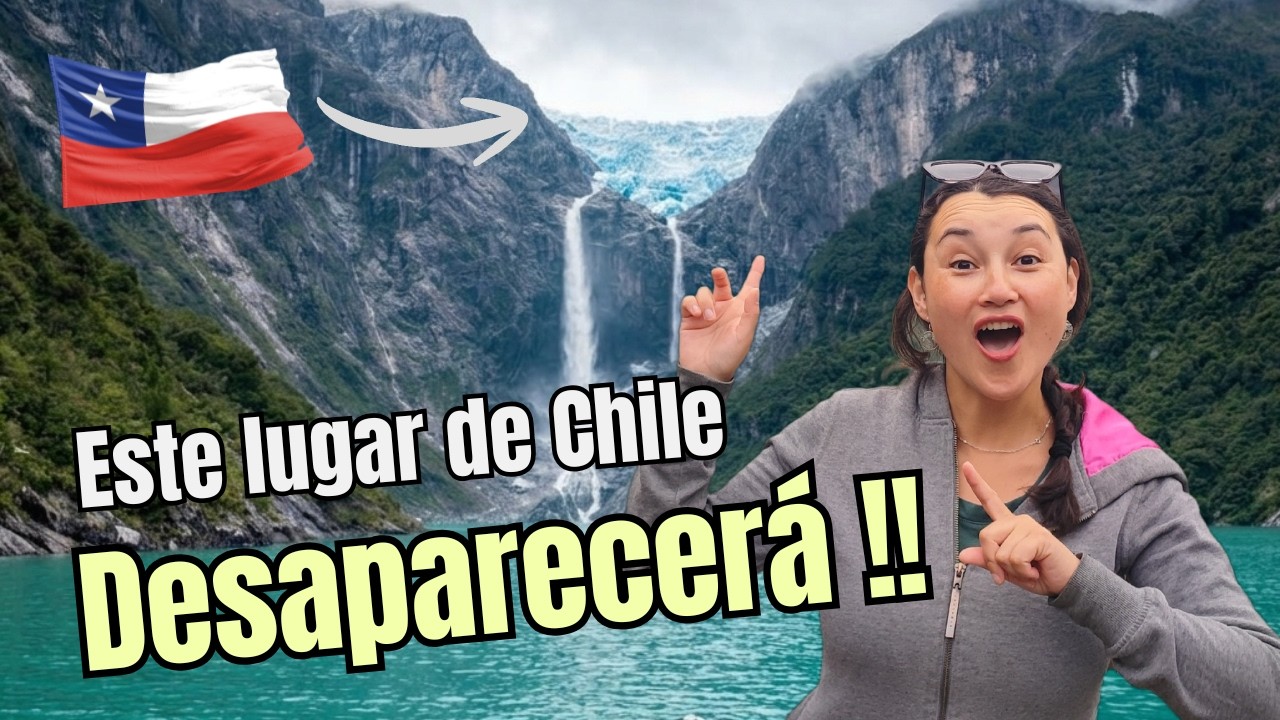 Conocimos el famoso VENTISQUERO COLGANTE  Chile es sorprendente!! #carreteraaustral
