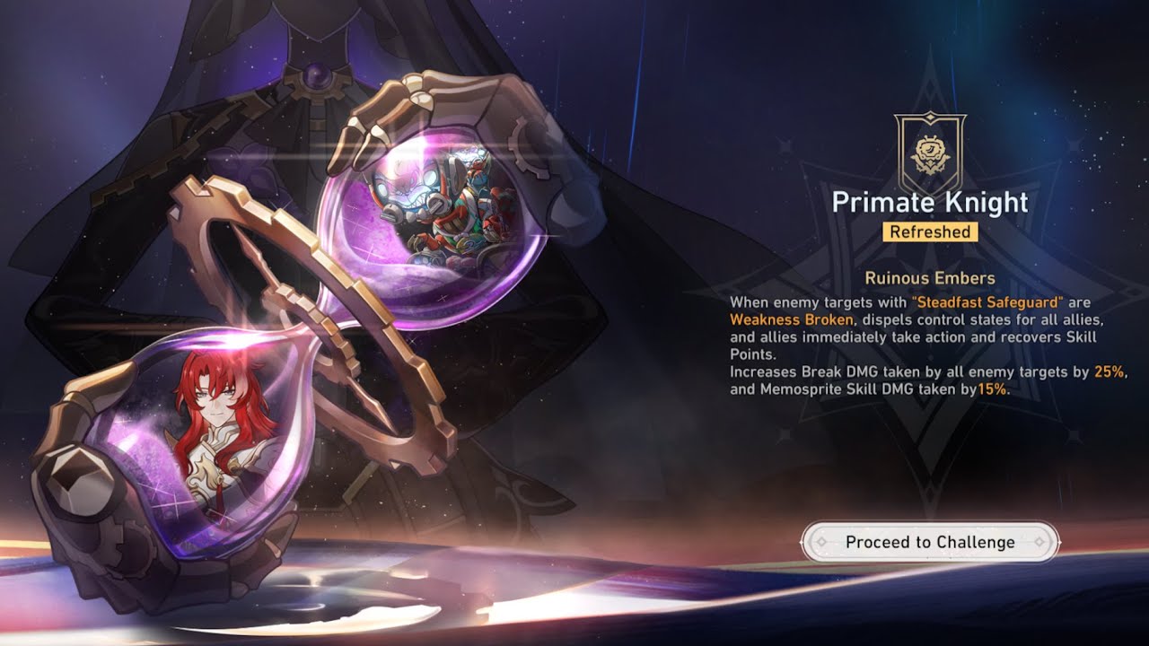 【V3.8 Honkai Star Rail】Apocalyptic Shadow「Primate Knight」Stage 03—04