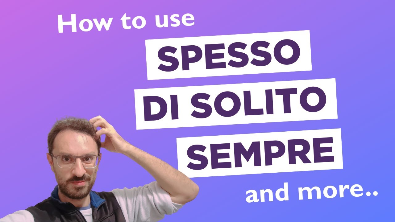 Where do frequency expressions like “spesso, di solito, and sempre” go within the sentence?