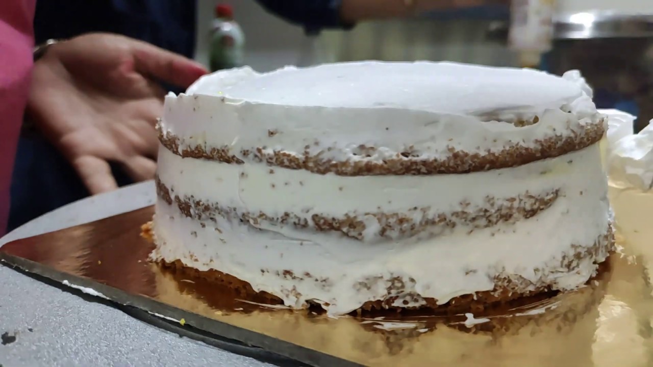 Cake Making | Applying Whip Cream | Best Whip Cream Finishing