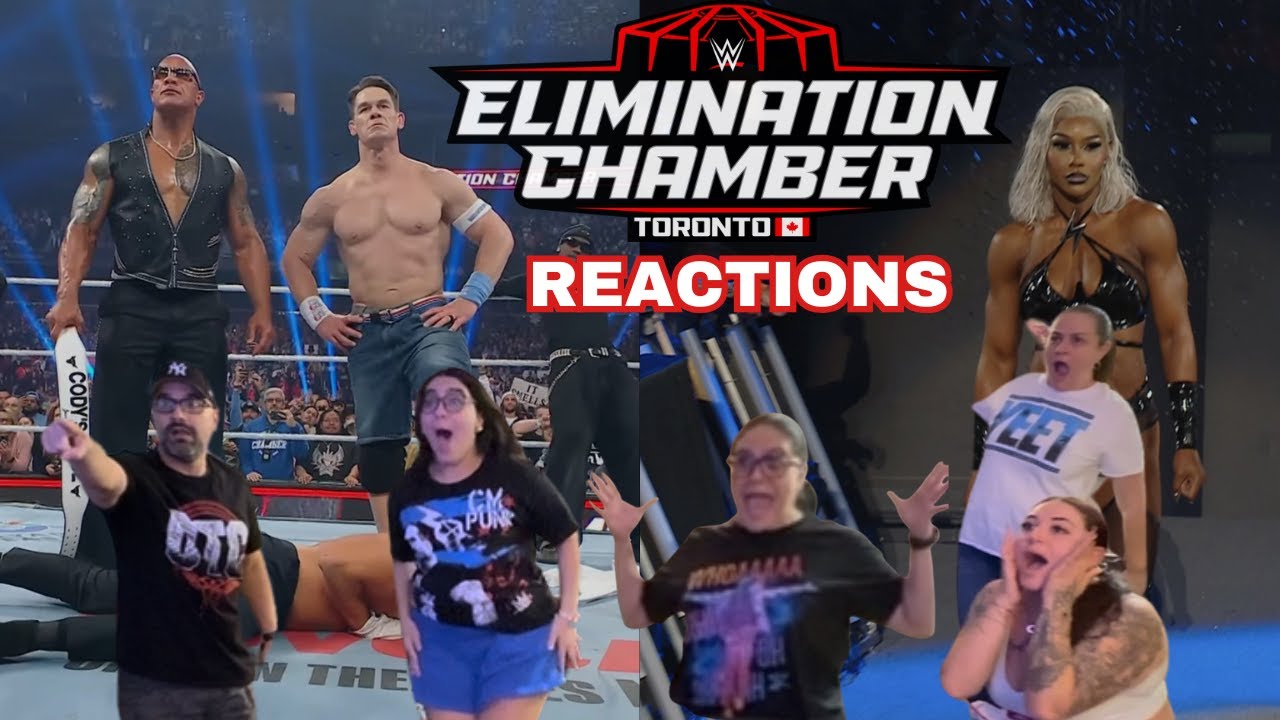 My family & I REACT to the 2025 WWE Elimination Chamber