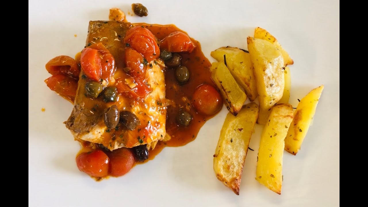 RICCIOLA ALLA SICILIANA - KINGFISH SICILIAN STYLE -in cucina con lo chef Paul Kler