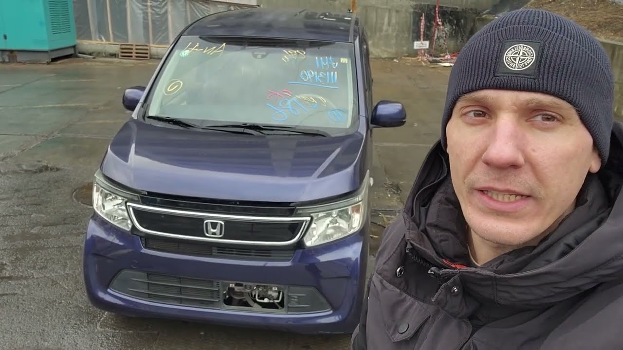 Honda N-WGN 2014г забираем автомобиль нашего клиента склад СВХ