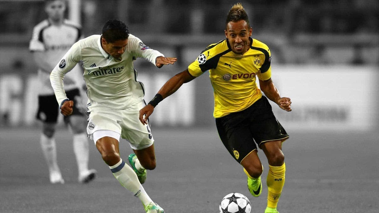 Raphael Varane vs Aubameyang - Amazing Sprint Speed