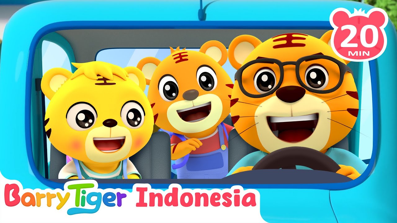🎒 Hari Pertama Sekolah 😊 Lagu Anak Ceria | Lagu Hewan & Lagu Anak | BarryTiger