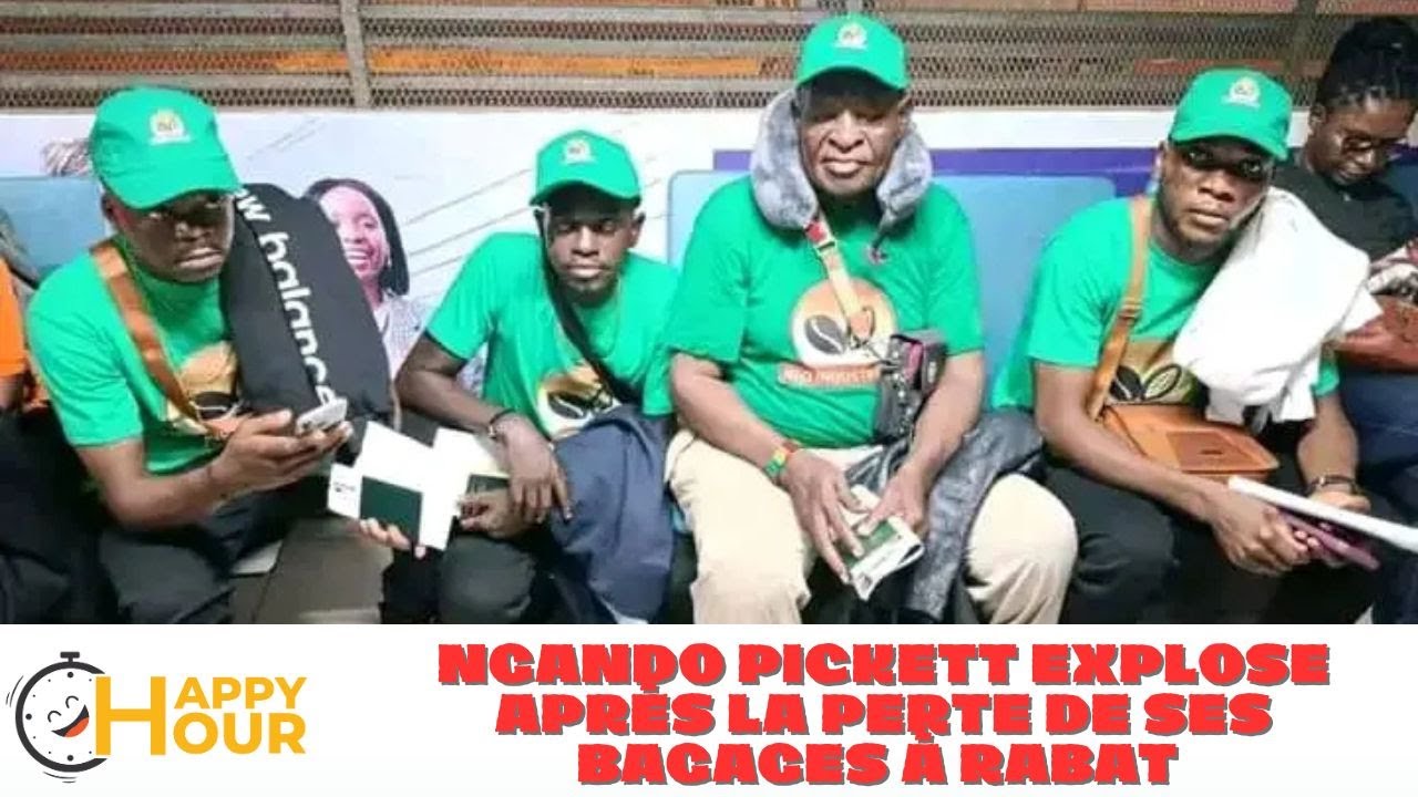 CAN 2025 NGANDO PICKETT EXPLOSE APRÈS LA PERTE DE SES BAGAGES À RABAT AU MAROC: LE CAMEROUN DIVISÉ !