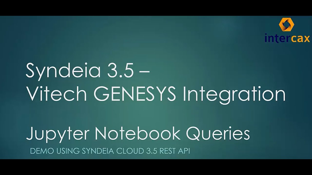 RESTful API Integration for Vitech GENESYS | Syndeia 3.5