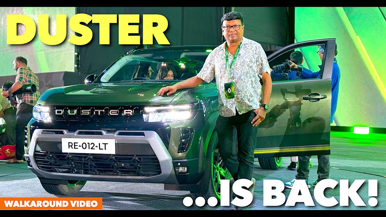 5 വർഷത്തിനുശേഷം Duster തിരിച്ചു വന്നിരിക്കുന്നു,പഴയ ഡസ്റ്ററല്ല എന്ന് ഓർമിപ്പിക്കുന്ന രൂപഭാവങ്ങളുമായി