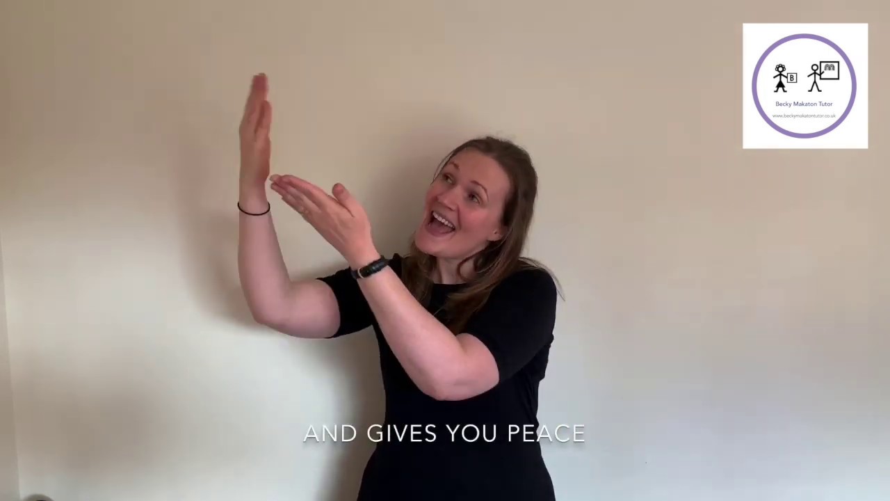 The UK Blessing in Makaton - Signed by Becky George