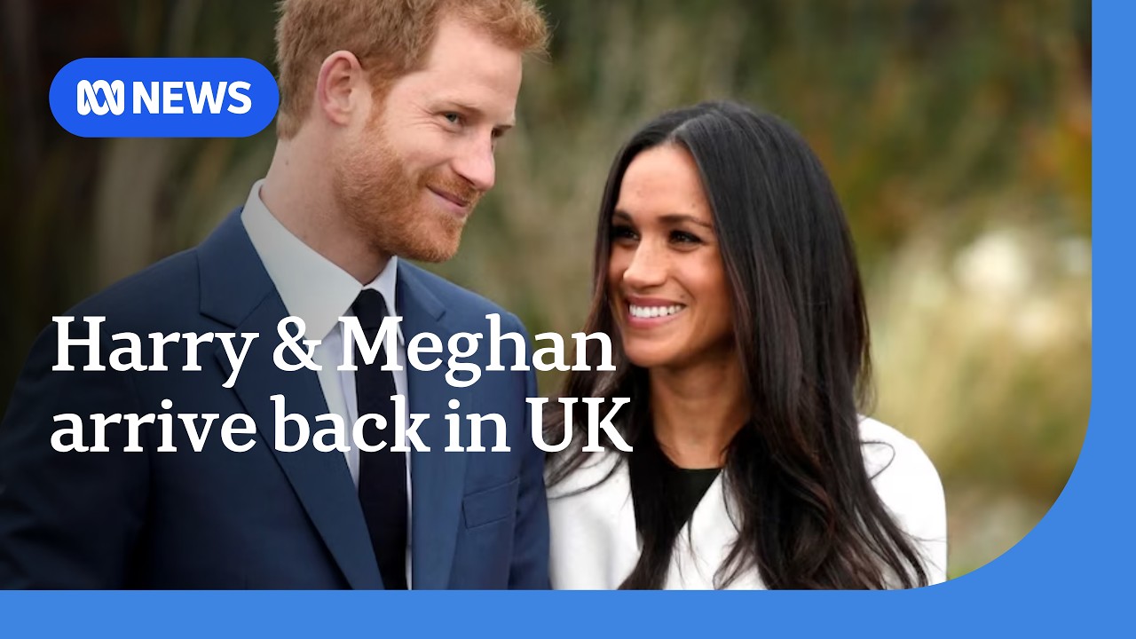 Prince Harry and Meghan arrive back in the UK | ABC NEWS