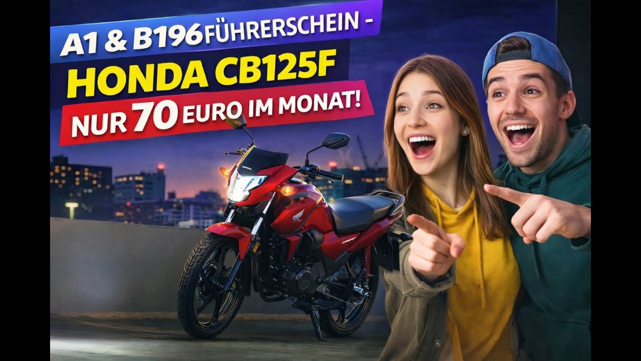 Honda CB125F / 2026 Perfekt für A1 & B196 Führerschein ?