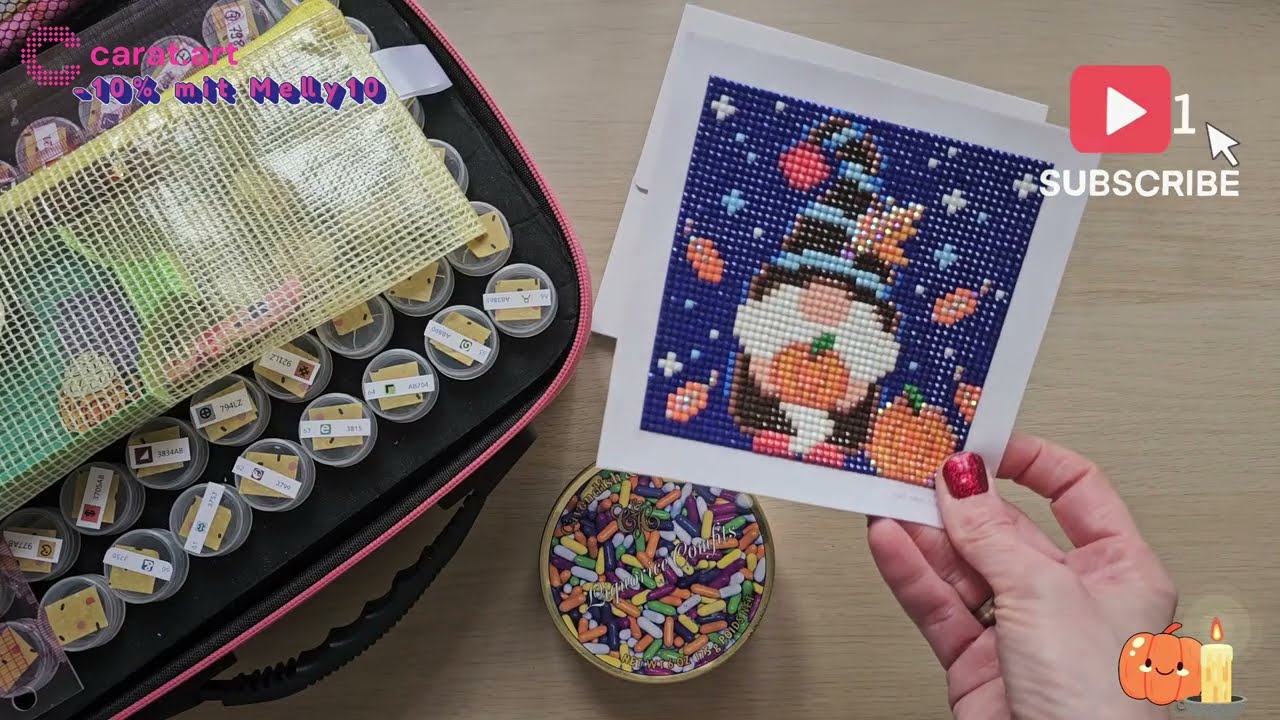 Diamond Painting 💎 Review 🎥 Carat.art 💗 Bild 9 aus Falling for fall Mini Set 🍂🍁