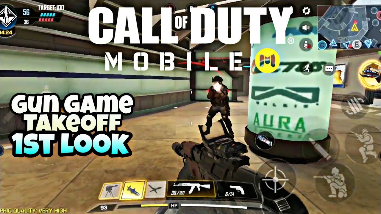 Call of Duty Mobile Gun Game Gameplay New Map 1st Look
