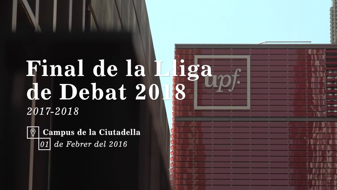 Final de la Lliga de Debat 2018
