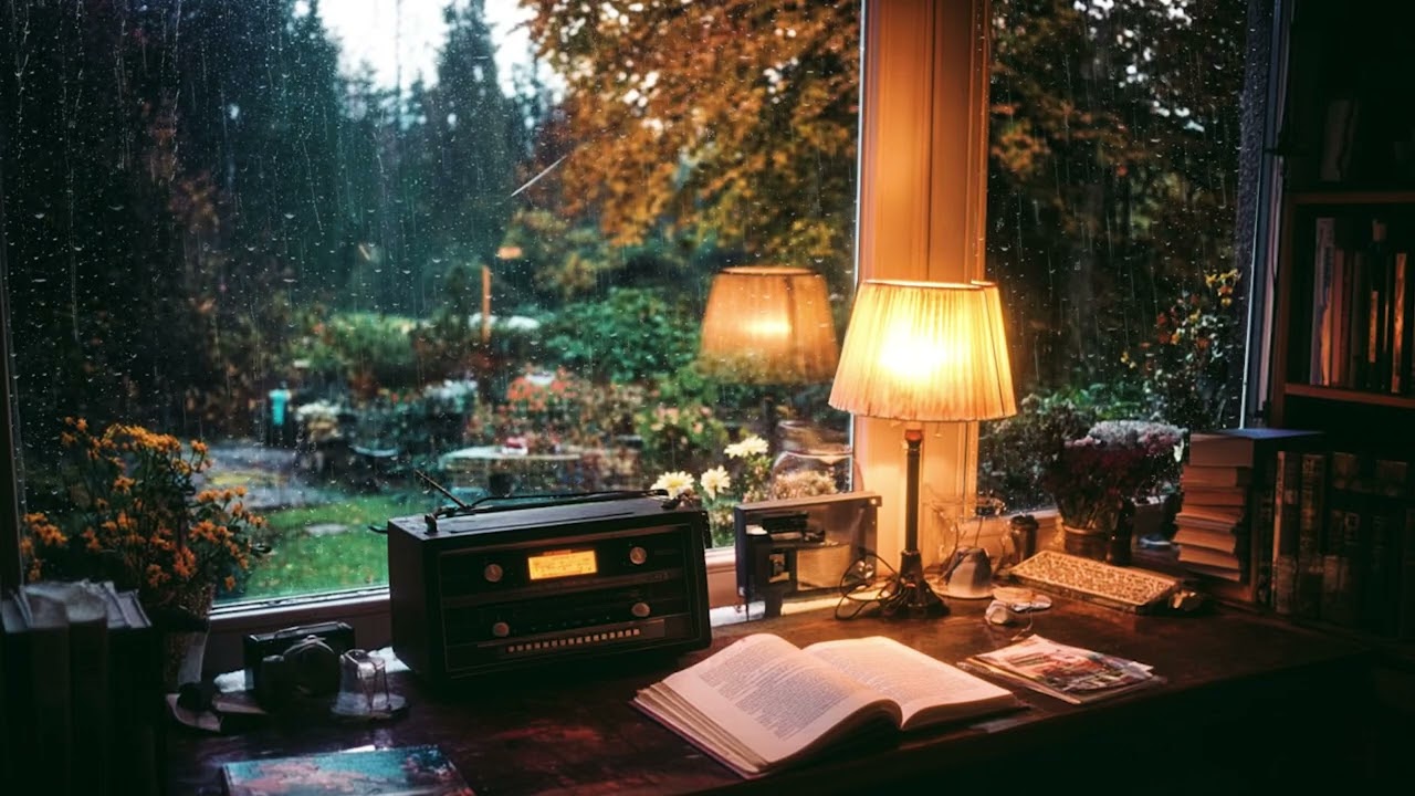 Vintage Cassette Rain 🌧️ Soft Analog Noise for Deep Focus, Reading & Relaxation