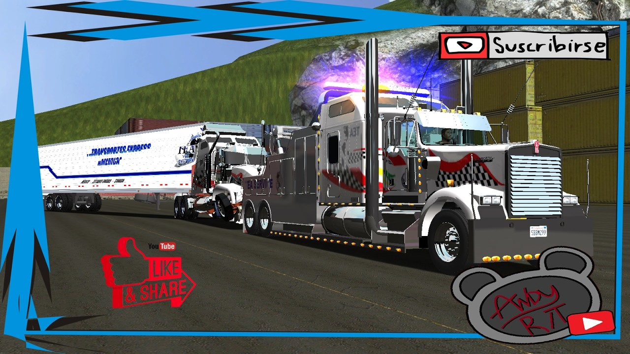 18 WoS Haulin Colombia, Kenworth W900 Grua