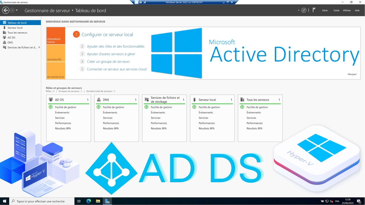 Comment configurer un domaine Active Directory sur Windows Server 2022 | Guide étape par étape