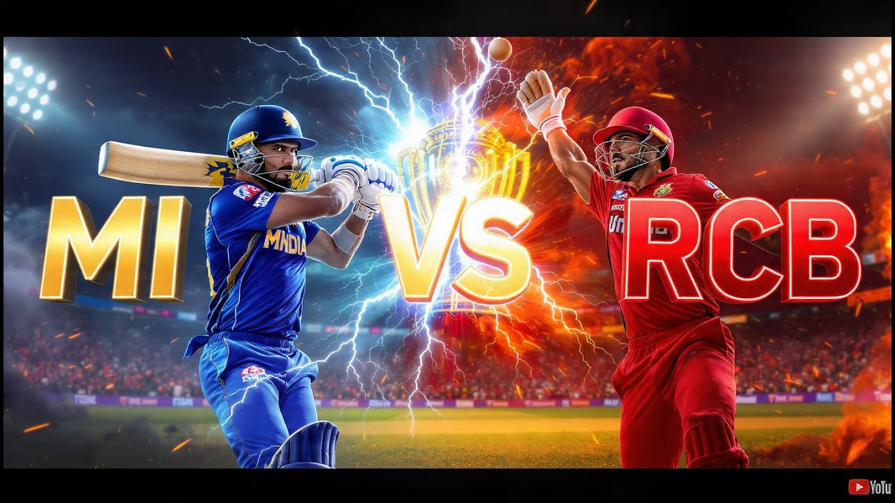 Mumbai Indians vs RCB 🔴 LIVE | IPL 2026 Thriller | Cricket 26