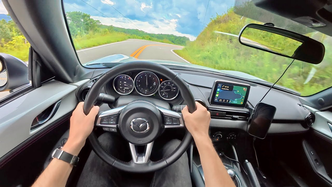 Modified 2017 ND1 Mazda MX-5 Miata - POV Tail of the Dragon (Binaural Audio)