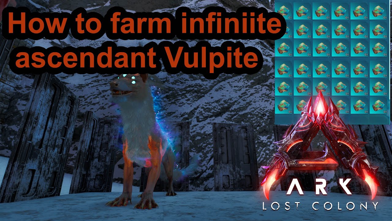 ARK | Затерянная колония | Как добывать бесконечный Вульпит Возвышенного