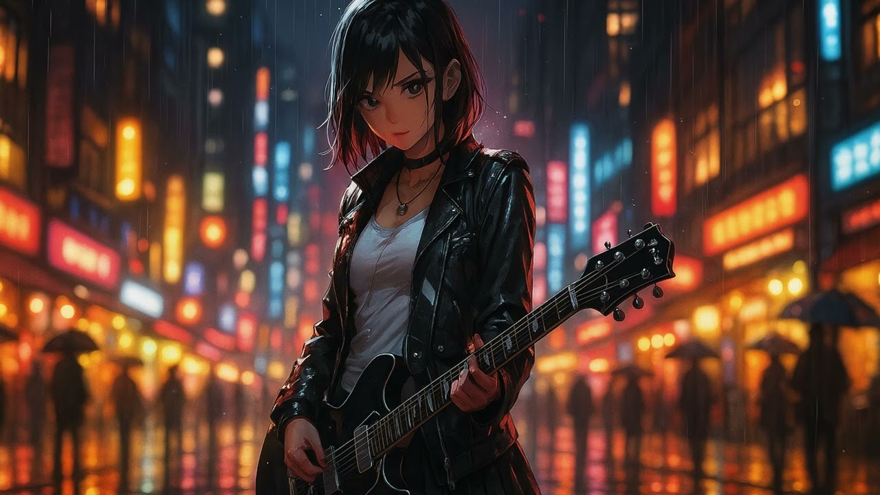 Midnight Serenade of the Neon Soul | Emotional Atmospheric Guitar • Neon City Night Mood | CydoMusic