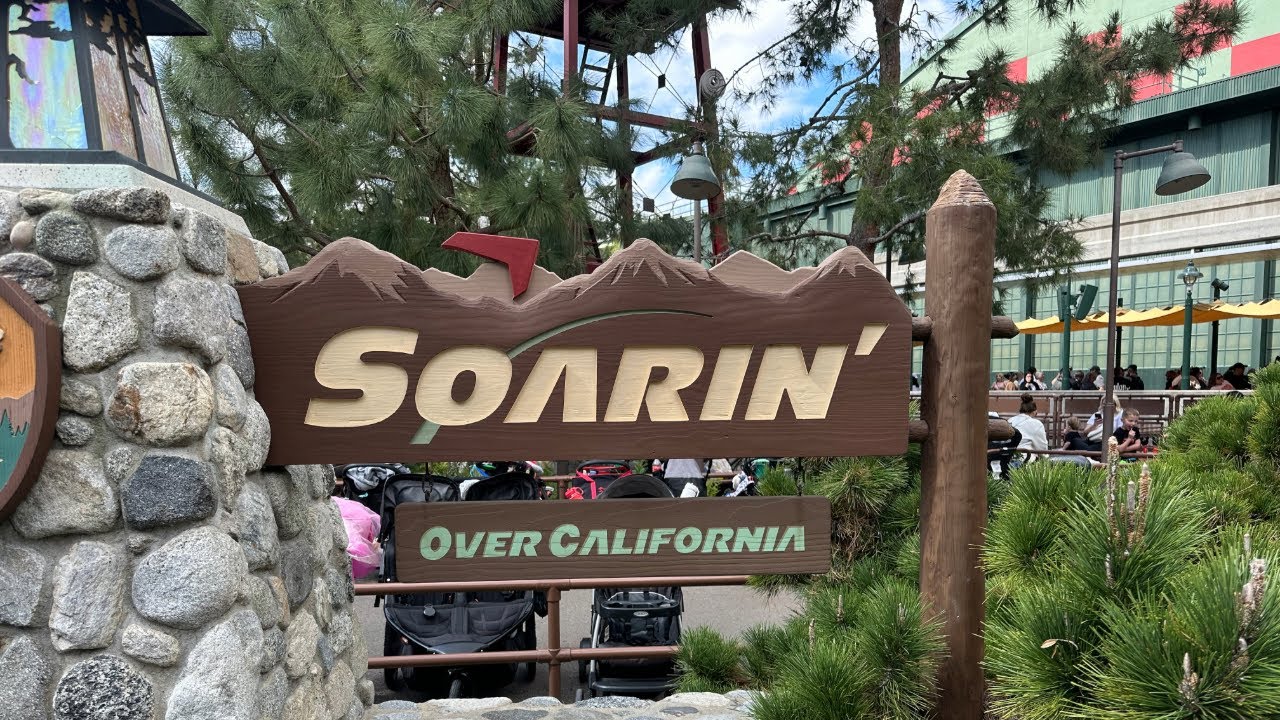 Soarin’ Over California Returns to DCA First Day 2024 4K