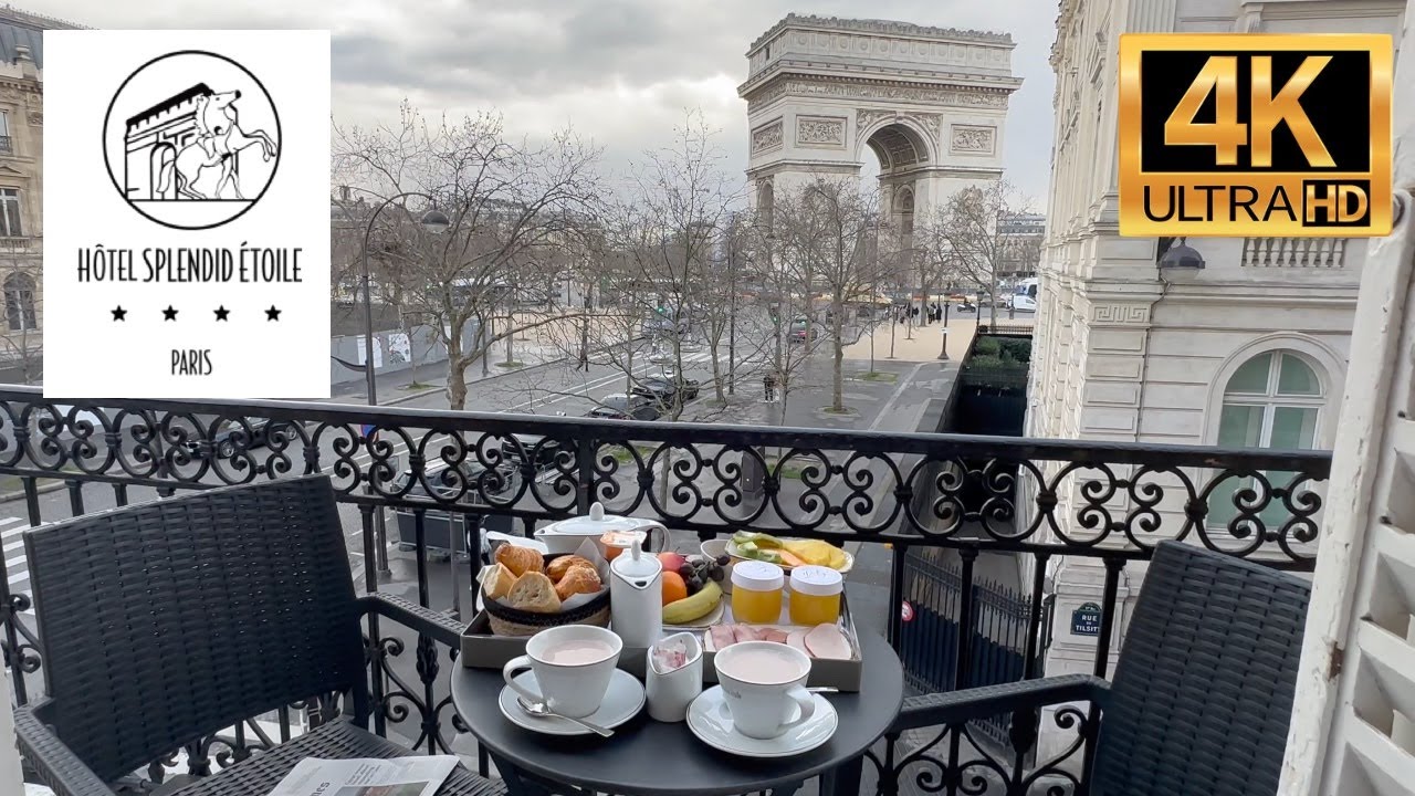 4K Privilege Room With Direct View of Arc de Triomphe | Hotel Splendid Etoile | Paris Boutique Hotel